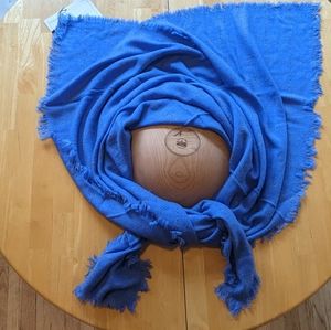 Kit and Ace - Blanket Scarf - Blue plaid